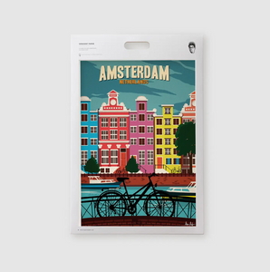 Affiche AMSTERDAM - Alex Asfour