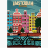 Affiche AMSTERDAM - Alex Asfour