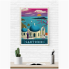 Affiche SANTORINI - Alex Asfour