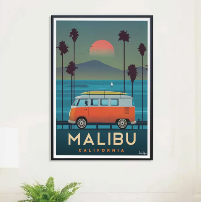 Affiche MALIBU - Alex Asfour