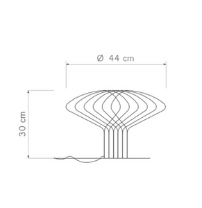 Lampe à poser ' Püntaskaldazöl '