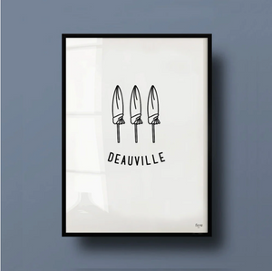 Affiche Ville - Deauville