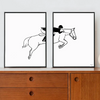 Affiches Duo - Equitation