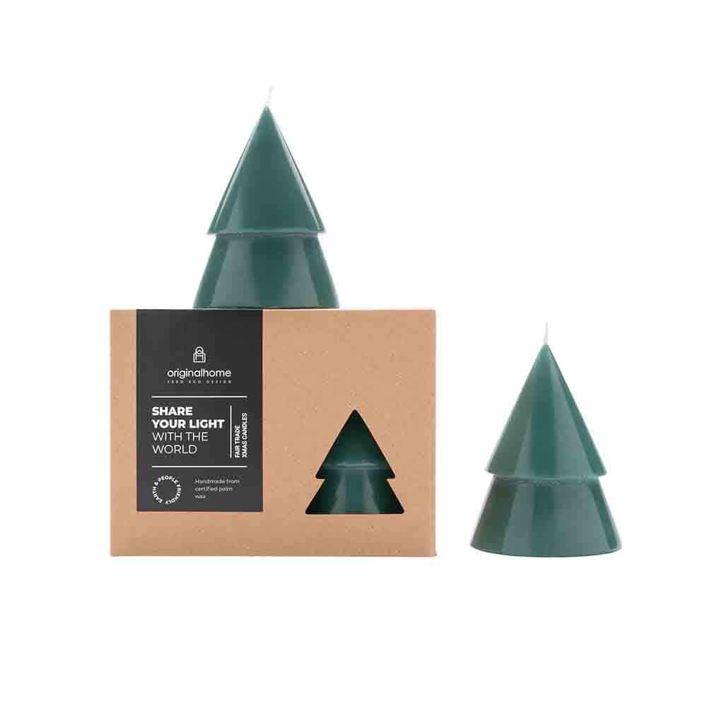 Bougie sapin M (lot de 2)