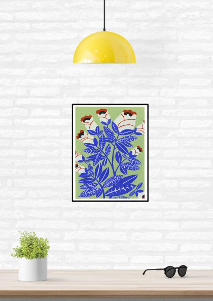 Affiche BLUE PLANTS - Agathe Singer